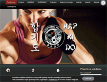 Tablet Screenshot of hapkido-brod.hr